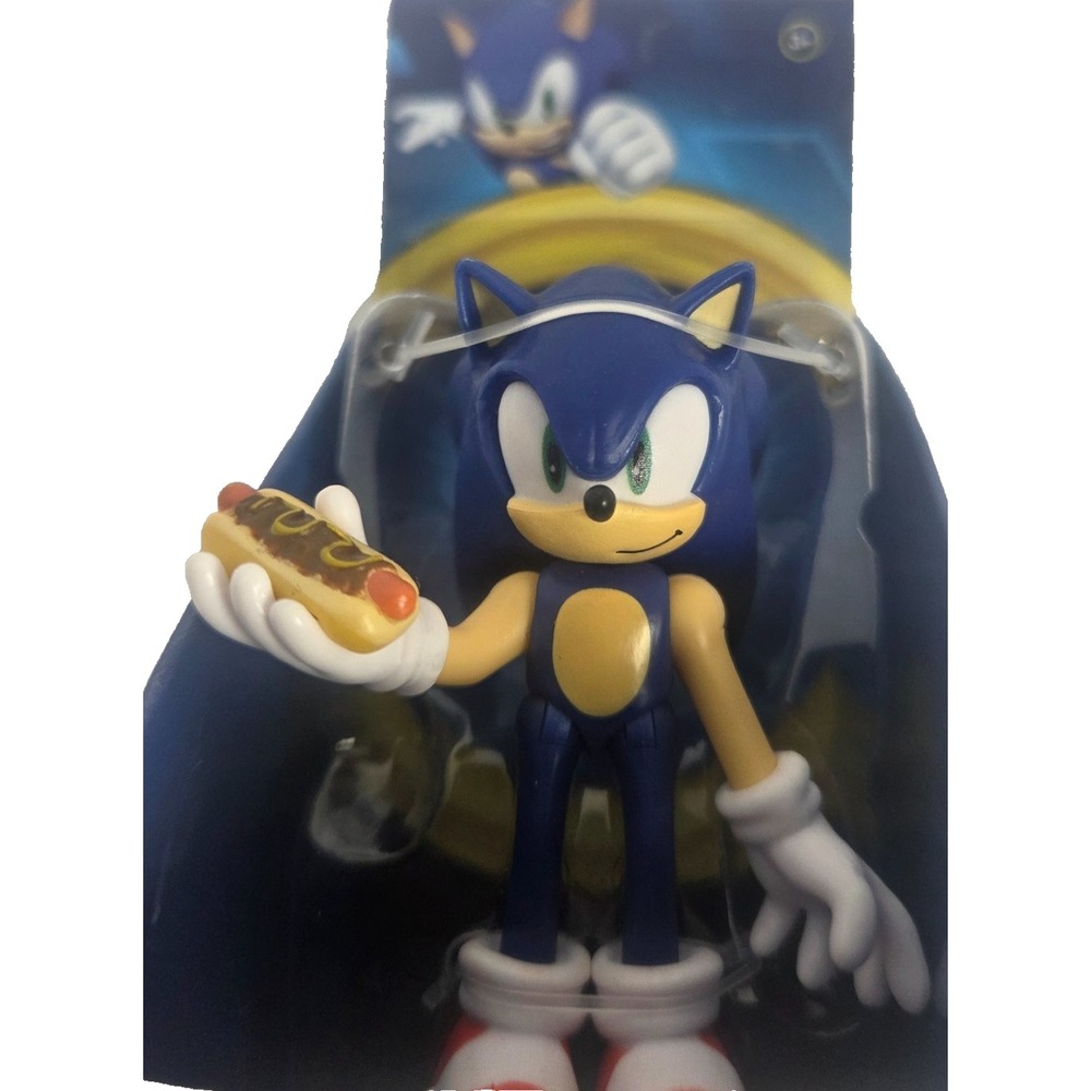 Jakks Pacific Sonic The Hedgehog Figure Hot Dog Accessory 3 Inch Sega New